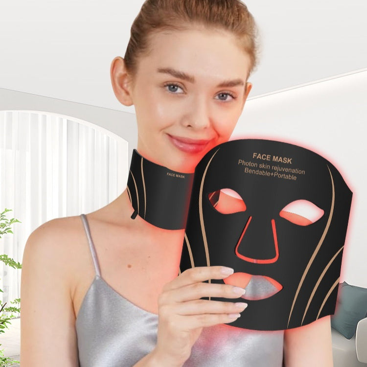 Silicone Red Light LED Beauty Mask
