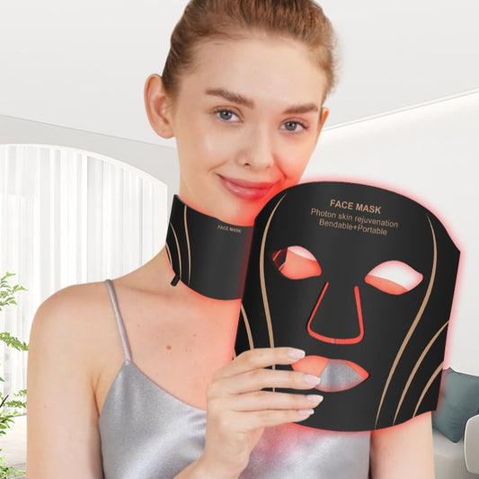 Silicone Red Light LED Beauty Mask