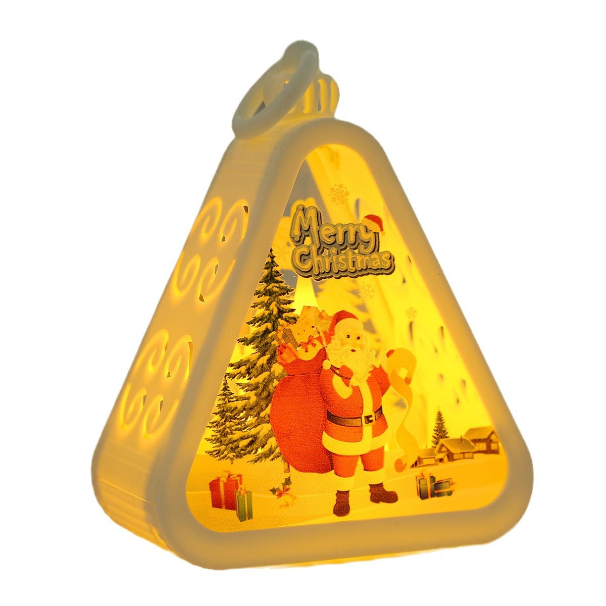 Retro Christmas Night Light with Battery